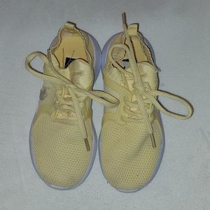 Girls Yellow Knit Casual Shoes